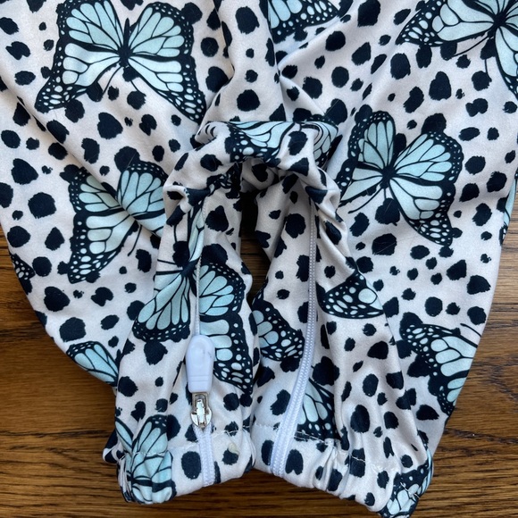 Boujee Little Babes Butterfly Halter Romper - Picture 5 of 10